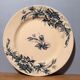 Suite de 12 assiettes plates Terre de fer