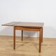 Mid-Century Square Extendable Teak Dining Table, Denmark, 1960s