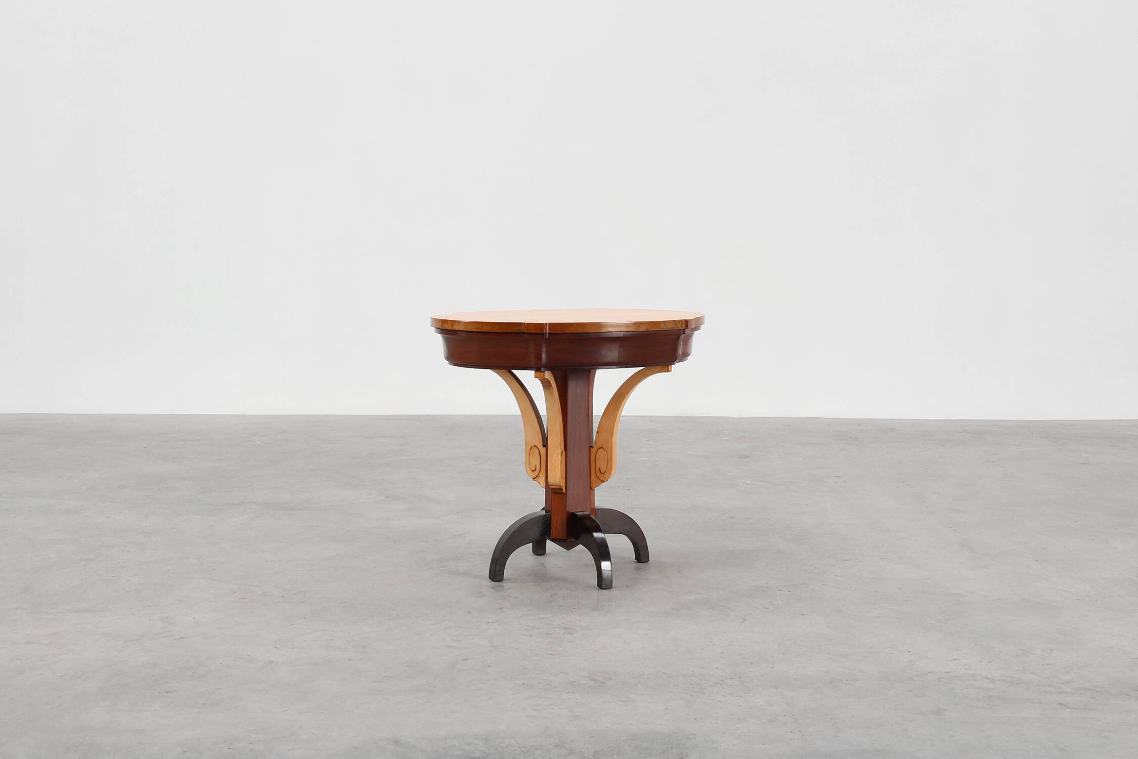 Art Deco side table in wood, France ca. 1930