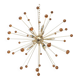 Amber “star” murano glass sputnik chandelier