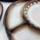 Set of 5 compartmentalised plates by Steuler attributed to Cari Zalloni.