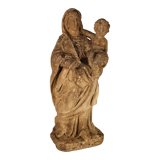 Virgin and child in stone 18th century