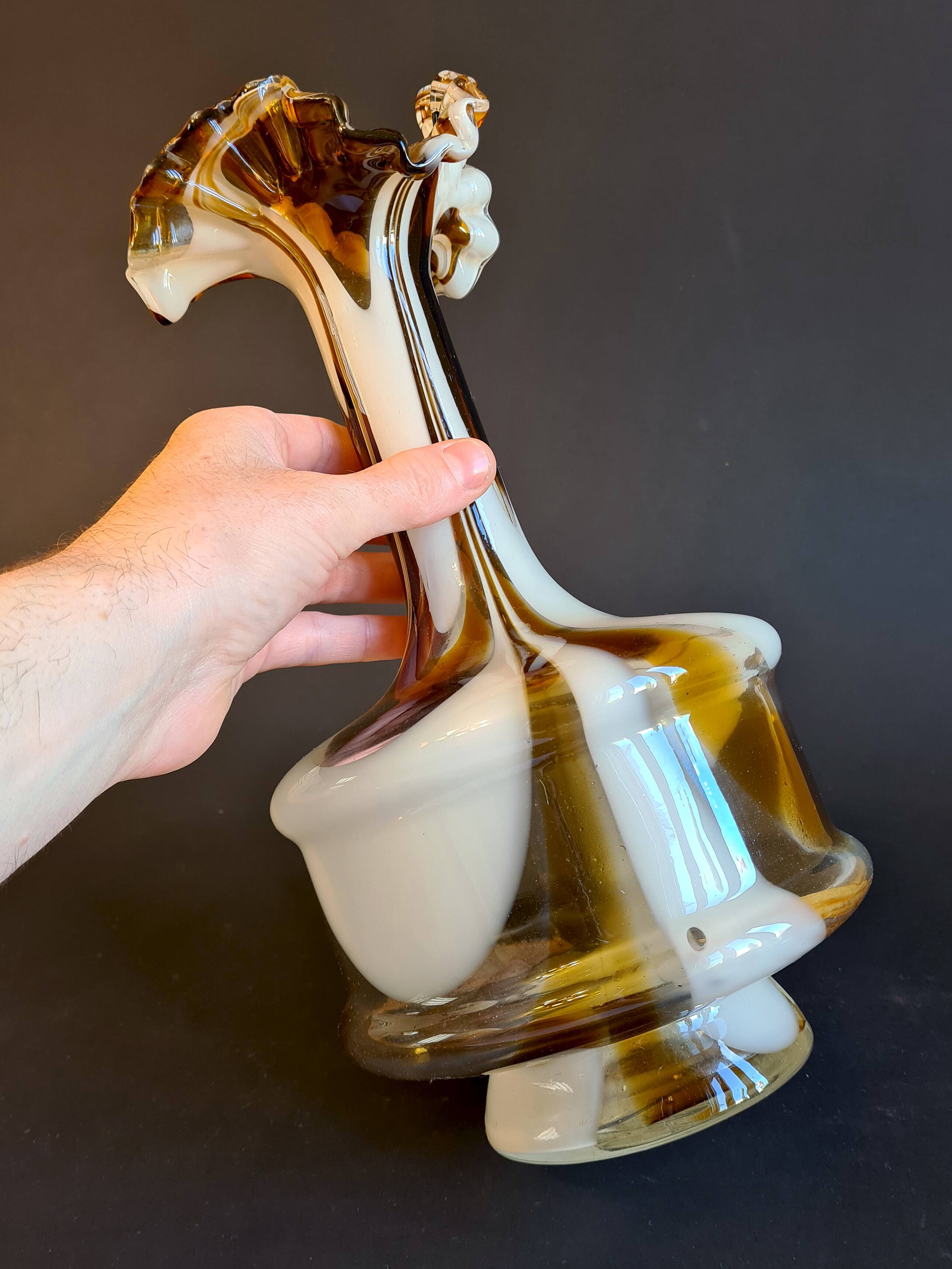 Vintage Two-Tone Murano Vase
