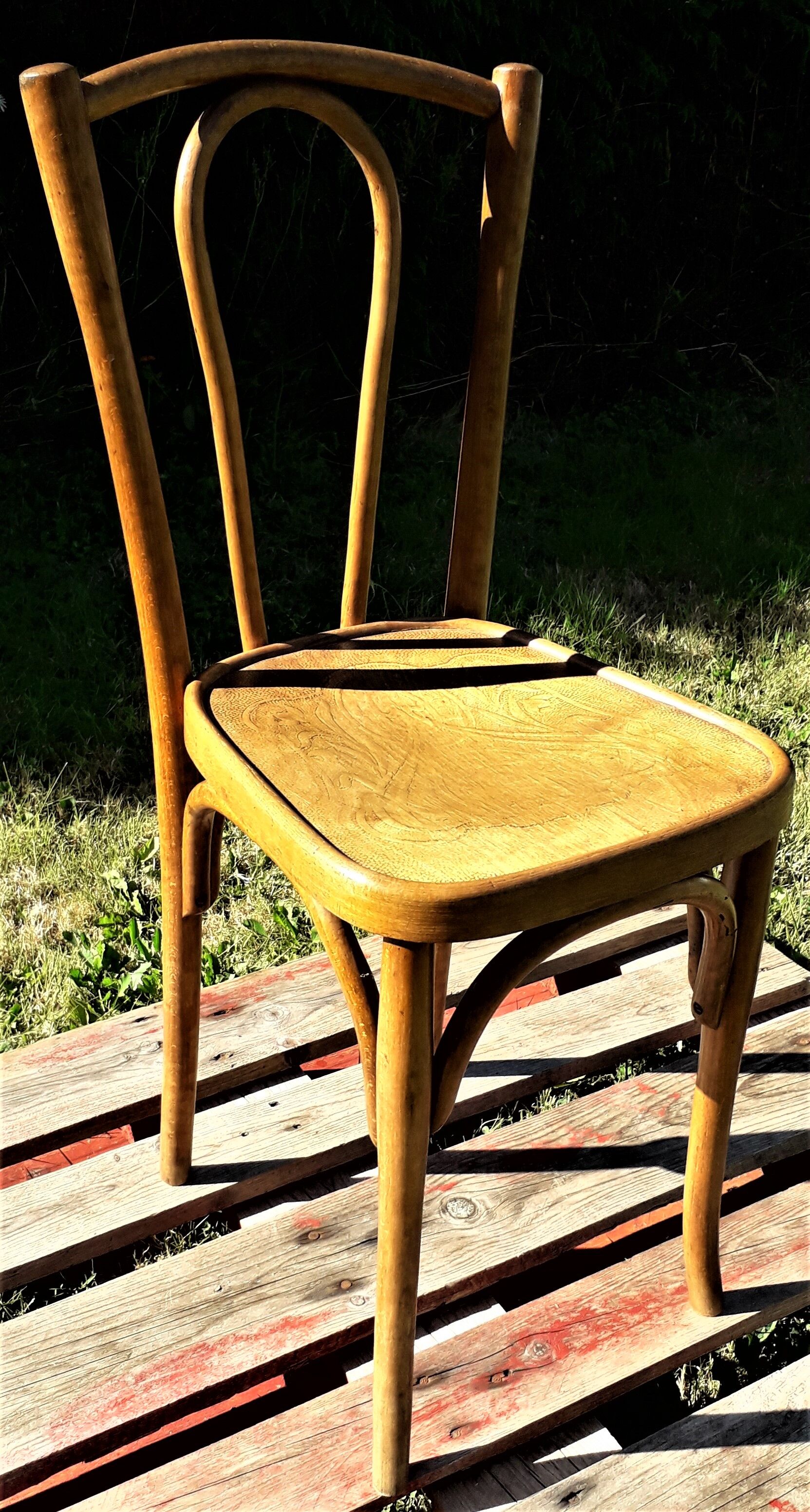Wooden bistro chair
