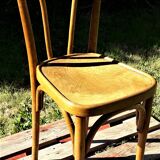 Wooden bistro chair