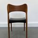 Set of 6 model 71 teak dining chairs by Niels O Møller for JL Møllers 1950s