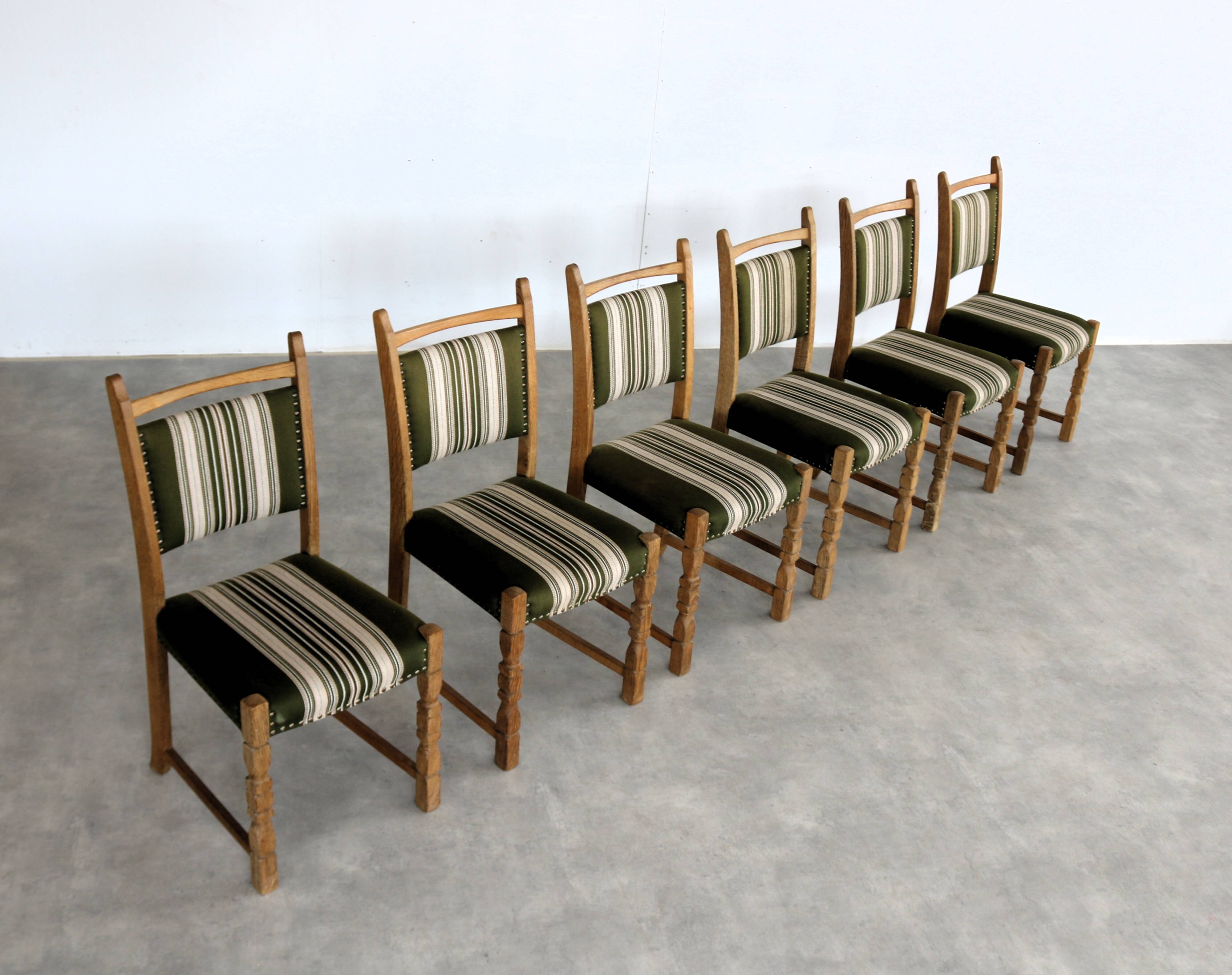 brutalist dining chairs | vintage chairs | 1960s | oak