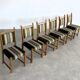 brutalist dining chairs | vintage chairs | 1960s | oak