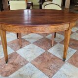 oval mahogany table