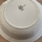 Plat rond et creux St Amand & Hamage