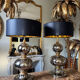Pair of ceramic lamps from the 1970s - 20th century