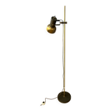 Vintage brass floor lamp with adjustable spot