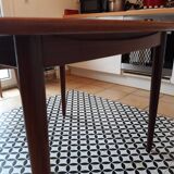 Scandinavian square table teak Henry Walter Klein