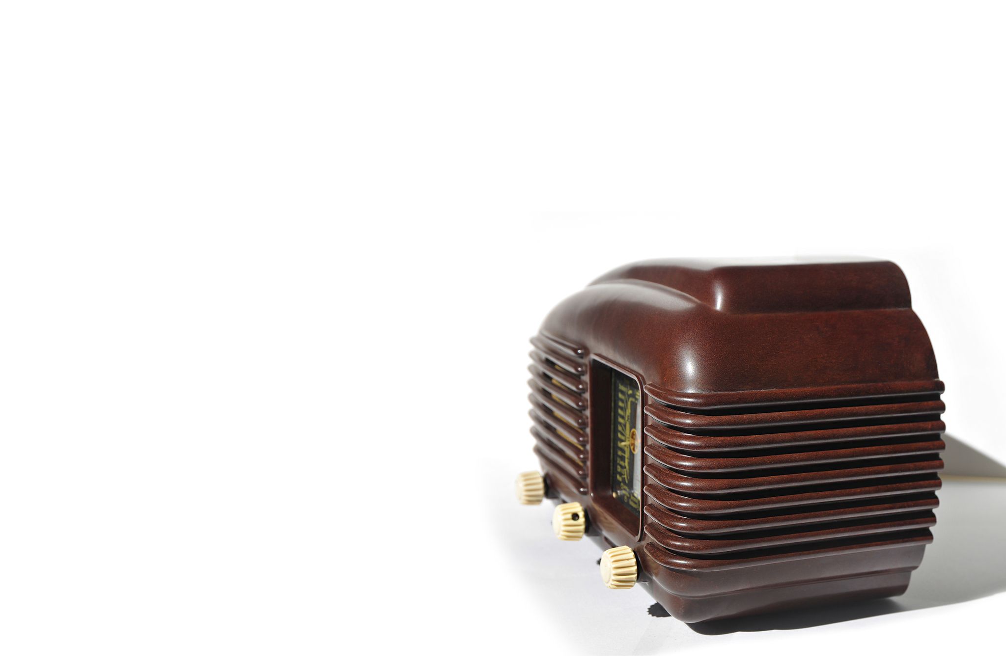 Radio TESLA 308U "Talisman" in Bakelite lamps 50s post TSF vintage style design usa