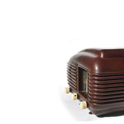 Radio TESLA 308U "Talisman" in Bakelite lamps 50s post TSF vintage style design usa
