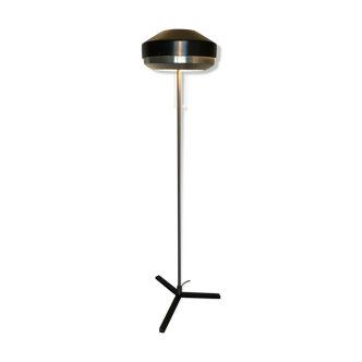 Black Chrome Floor Lamp from Hiemstra Evolux, 1960s