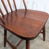 Pair of chairs with rounded backs, mid-20th century