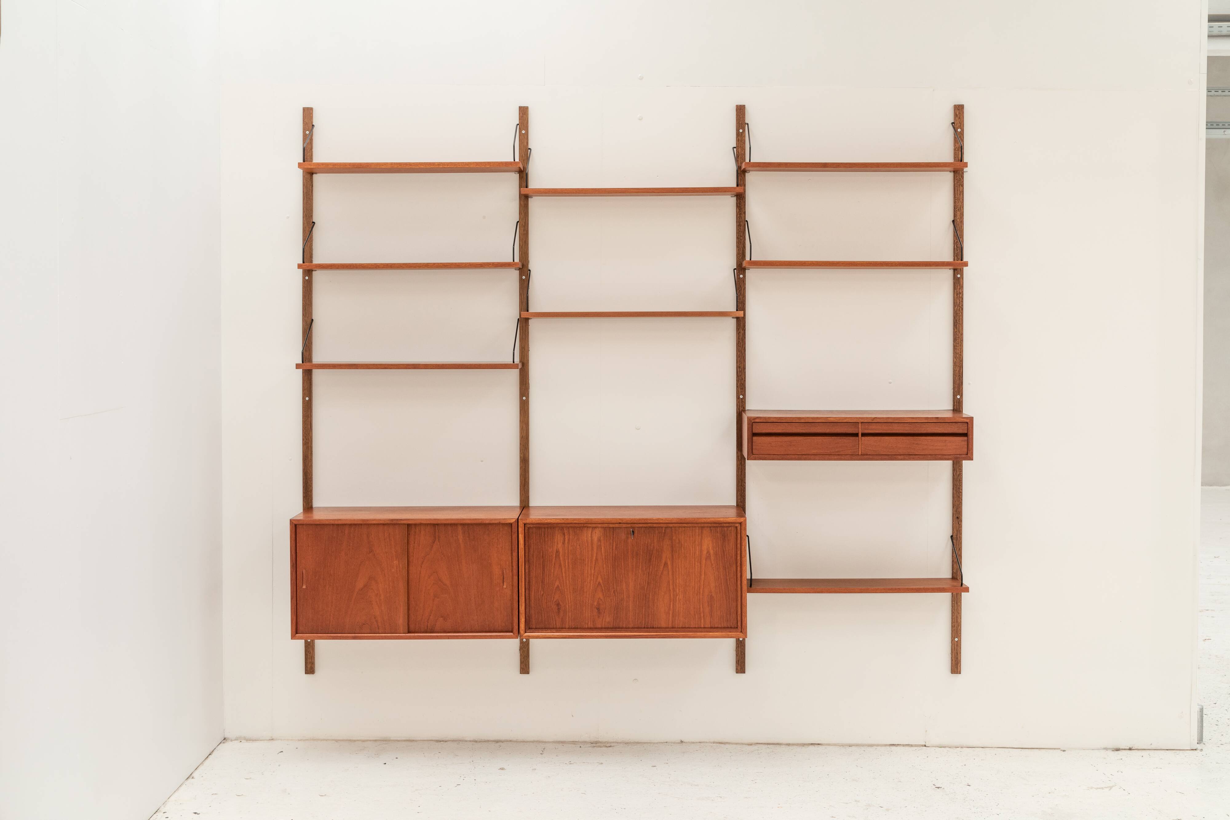 3-column wall unit by Poul Cadovius