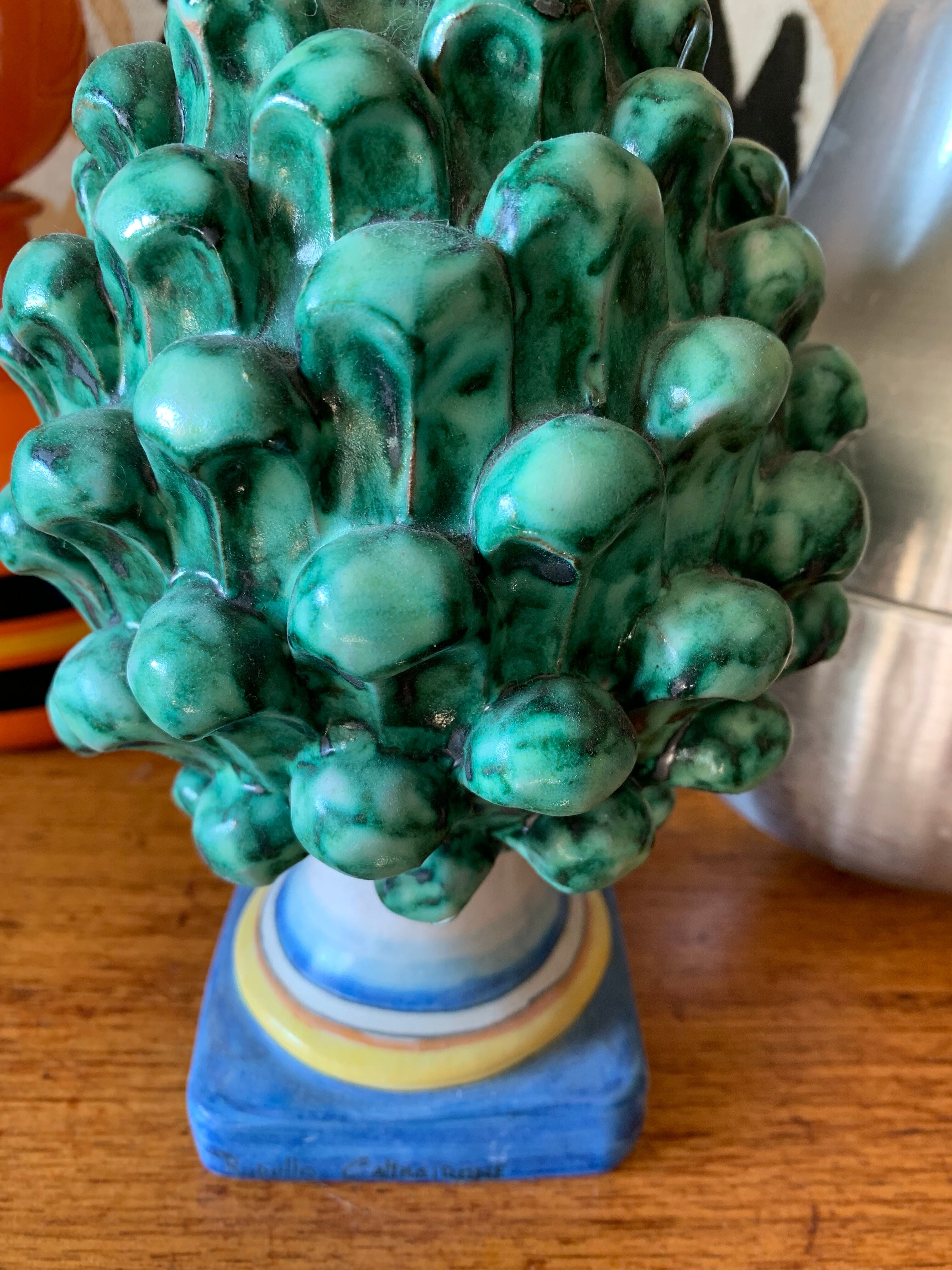 Ceramic pine cone