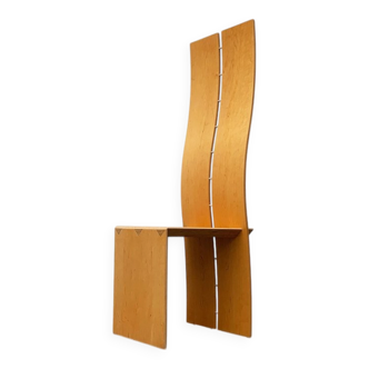 Postmodern chair with a high backrest