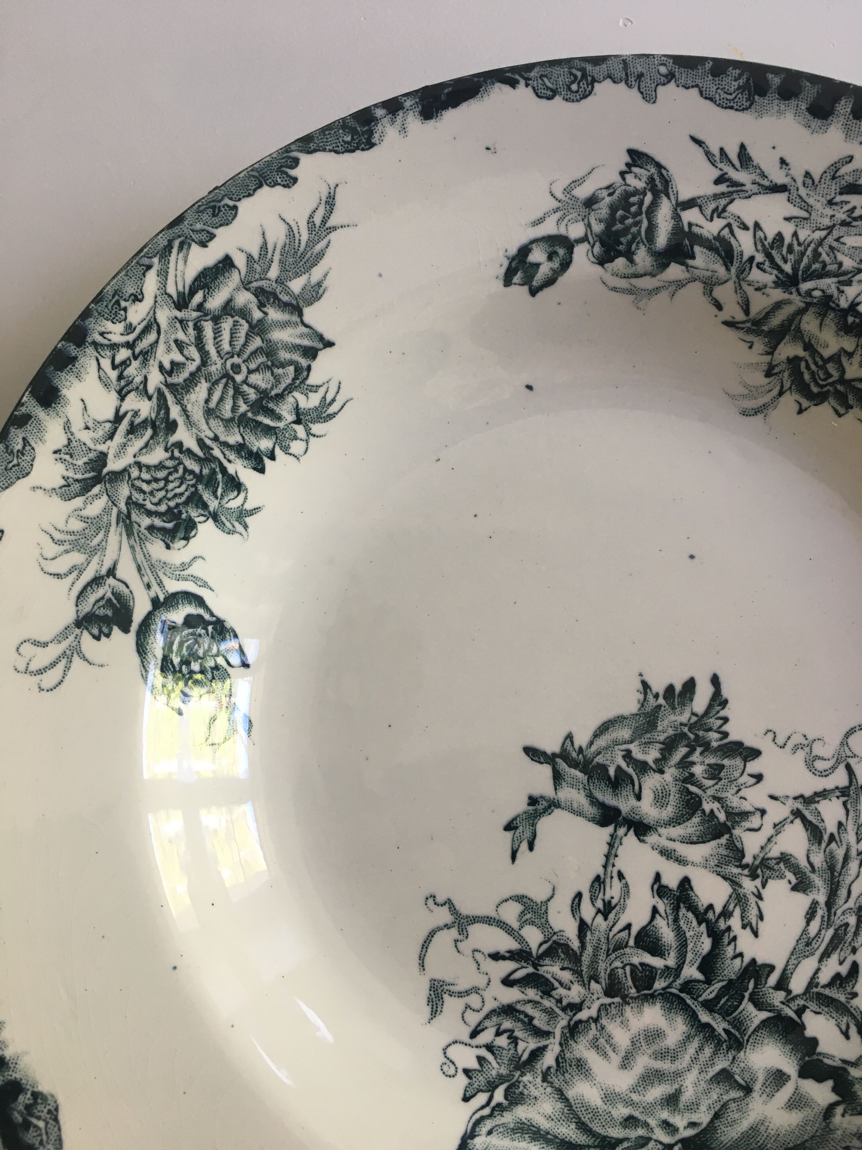 Set of 3 old plates