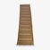 Hand-woven kilim hallway rug in natural wool