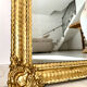 Mirror from the Restoration period, antique gilded, 19th century.