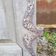 18th century glass door patina original mustache fittings