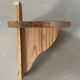 Small wooden wall shelf