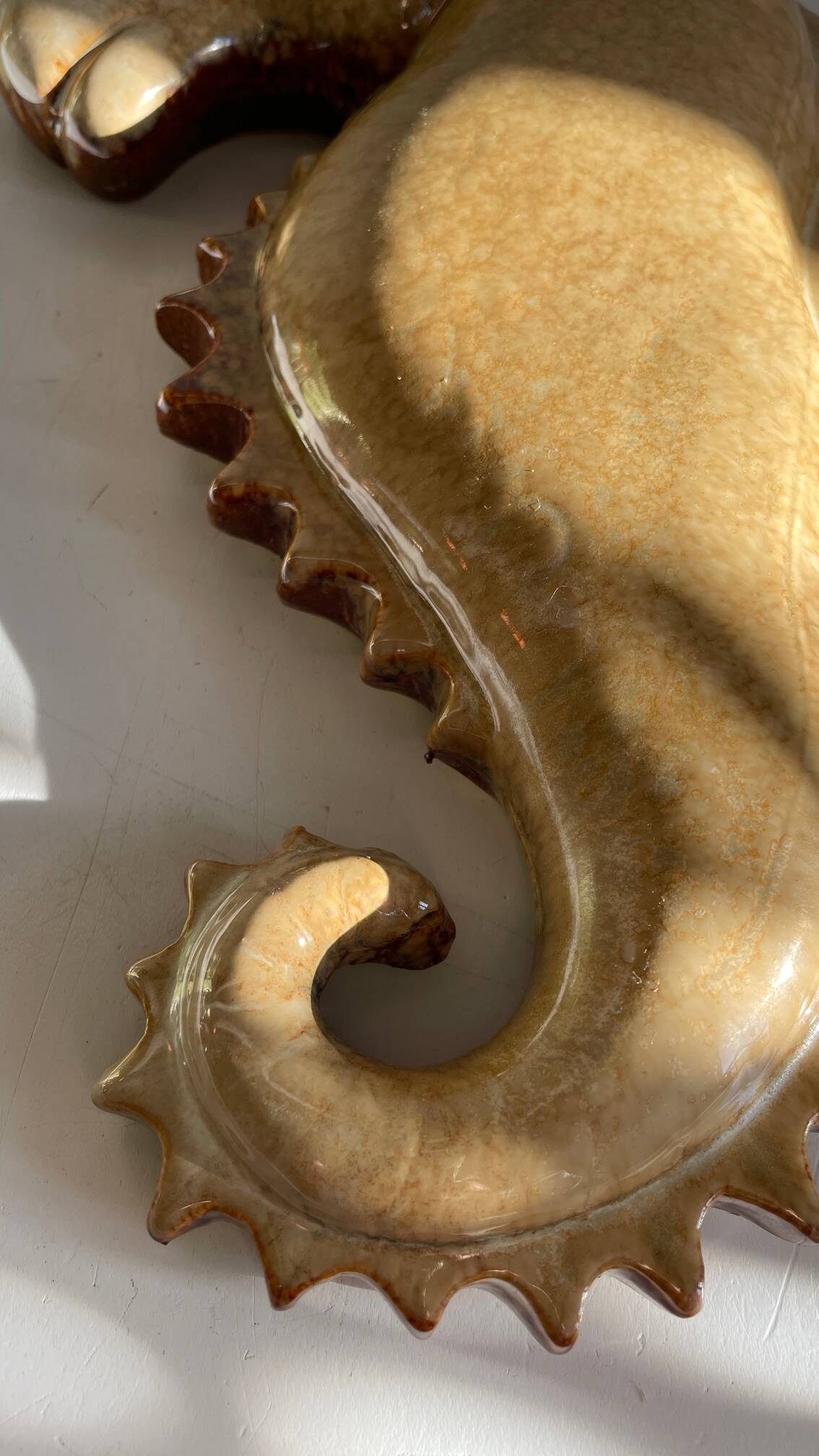 SEAHORSE Ceramic Wall Hanging VINTAGE