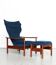 Fauteuil Rock Royal avec Ottoman par Sven Ivar Dysthe pour Arnestad Bruk