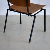 Set of 10 industrial chairs