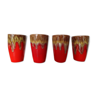 Verres vallauris en ceramique