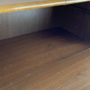 Dalvera wooden and bamboo chest of drawers, 1970