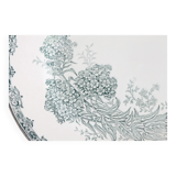 Antique flower plates DAISY St Amand x 2