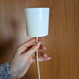 Vintage glass pendant lamp 50s