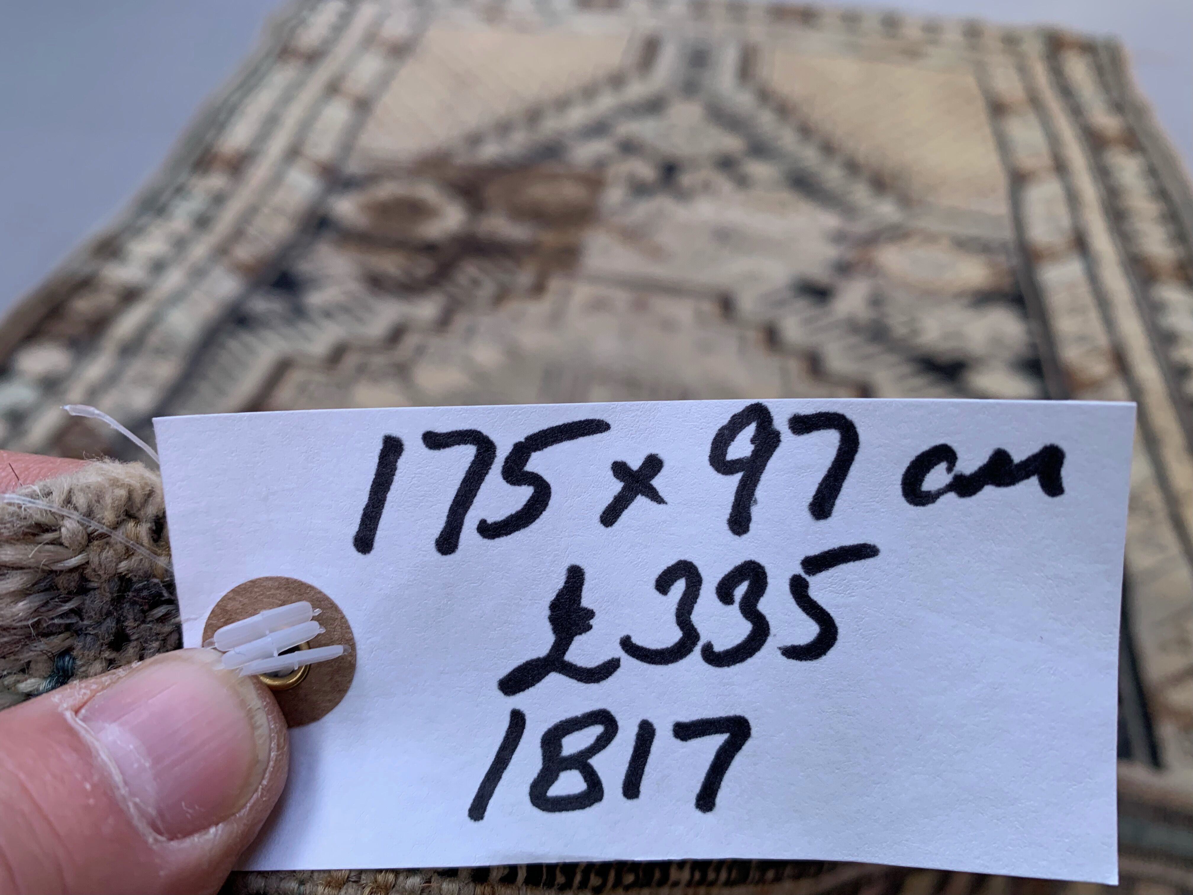 Vintage Shirvan Rug 175x97 cm, medium