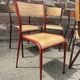 Set of 10 mismatched industrial chairs vintage mullca