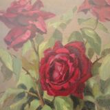 Ancient oil painting on canvas