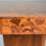 1930 Art Deco square healing marked with walnut