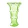 Art Deco vase, uranium glass, Bohemia, Czechoslovakia, 1930s