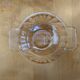 Series 9 Antique Bowls Moulded Glass Amber Iridescent Vintage #E077