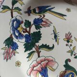 Earthenware plate with cornucopia decoration