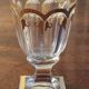 Carafon and small crystal glass from Baccarat/19th century