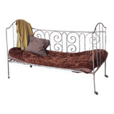 Old wrought iron bench