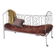 Banquette ancienne fer forgé