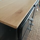 Low metal sideboard year 1950