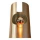 Space Age wall light in brushed aluminium, 1970.
