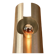 Space Age wall light in brushed aluminium, 1970.