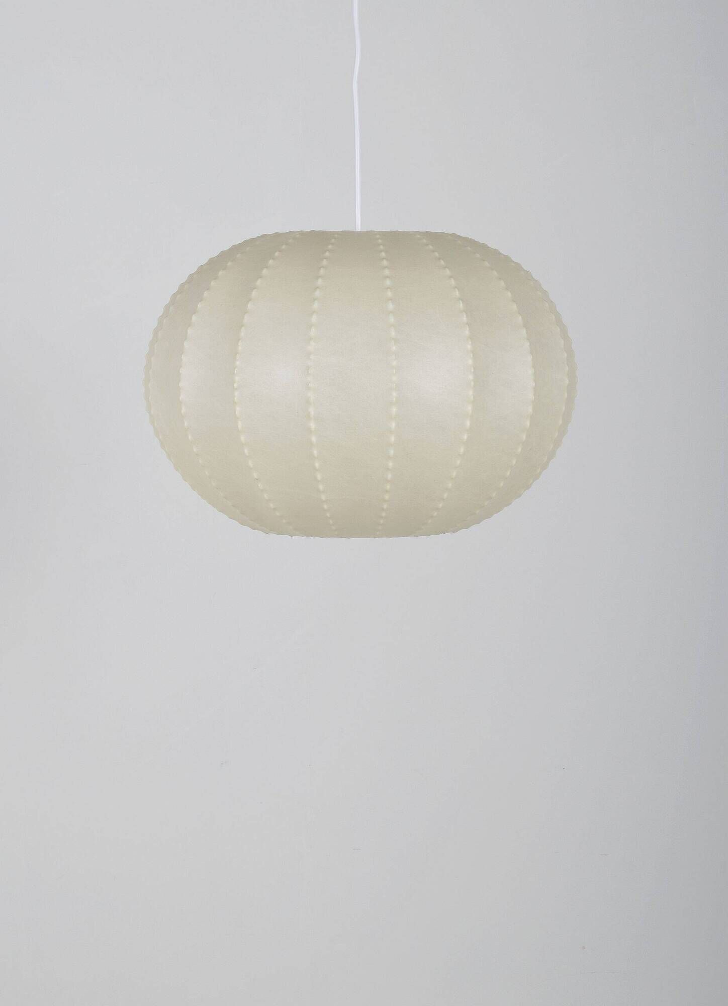 Vintage cocoon pendant lamp by Goldkant Leuchten, 1960s